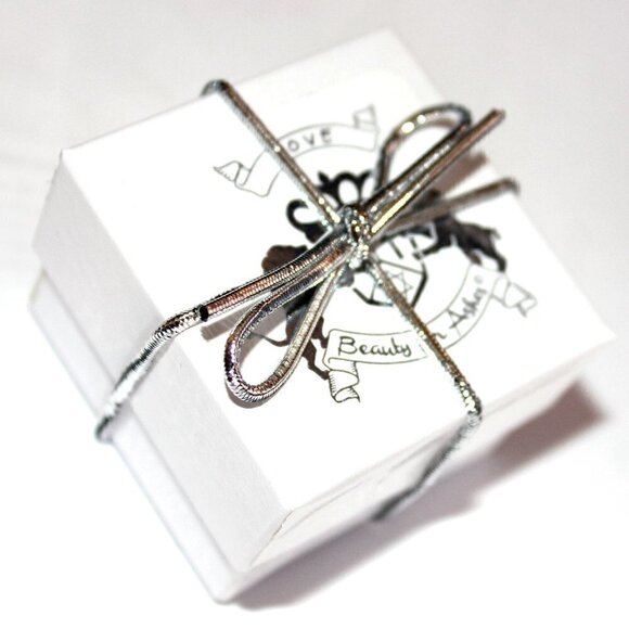 Women Girls Cubic Zirconia Sterling Silver CZ Open Heart Love Dainty Ring 6.5 - Picture 3 of 4